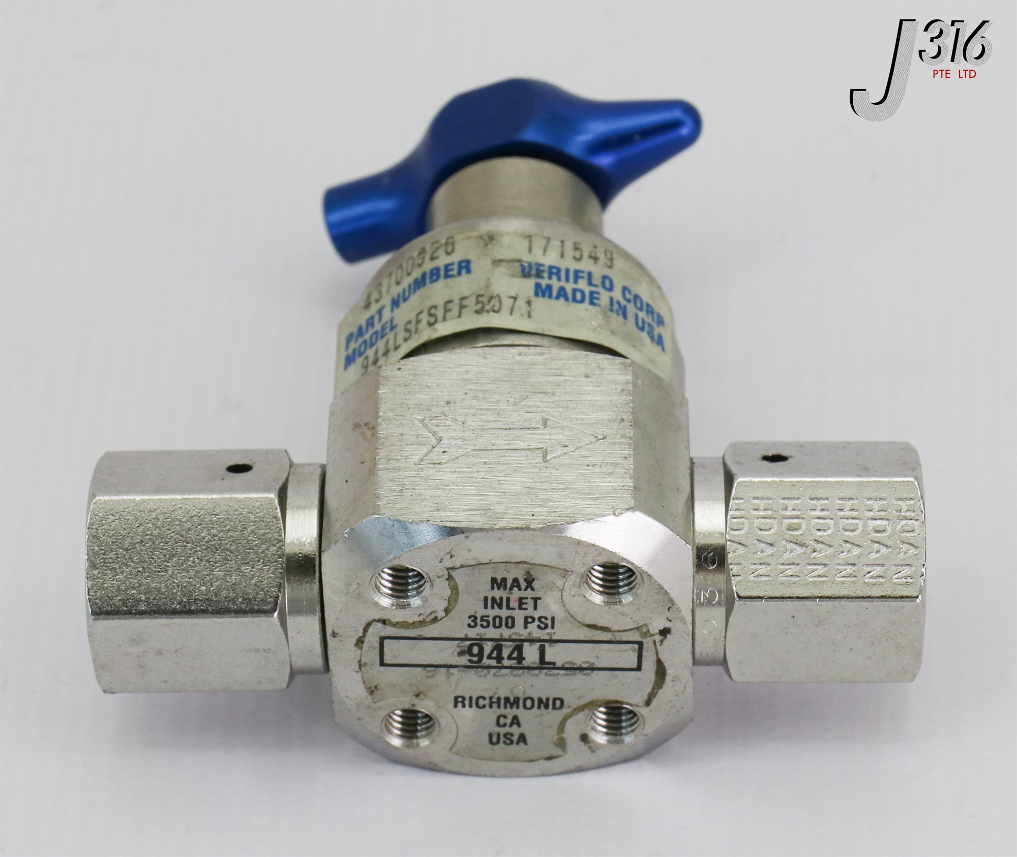 16530 VERIFLO MANUAL DIAPHRAGM VALVE, 43700926 944LSFSFF5071 | eBay